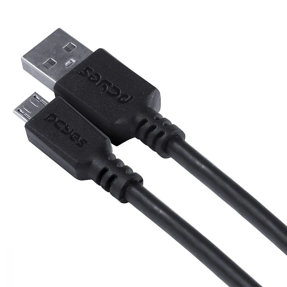 Cabo Para Celular Smartphone Micro Usb Para Usb A 2.0 1 Metro Preto - Pmuap-1