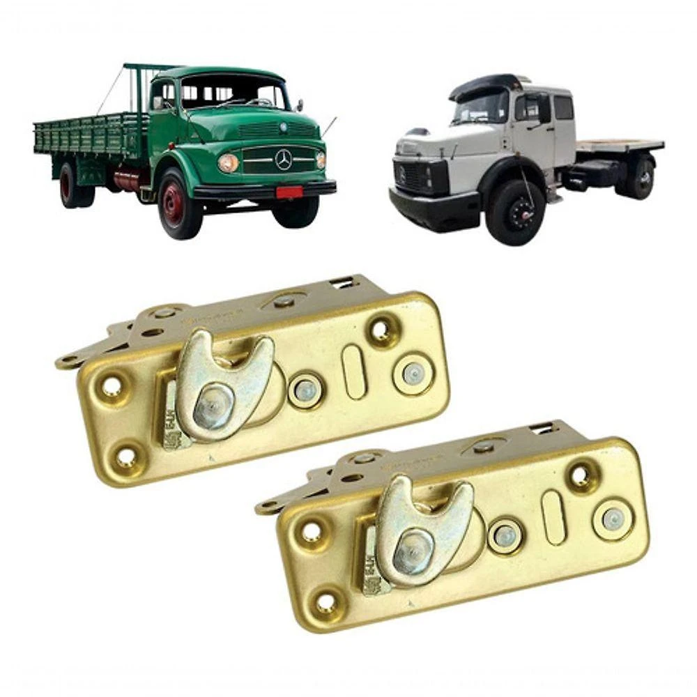 Fechadura de Porta Automotiva para Cabine Par de Fechaduras Porta Cam MB 1111-1113-1116 85-94