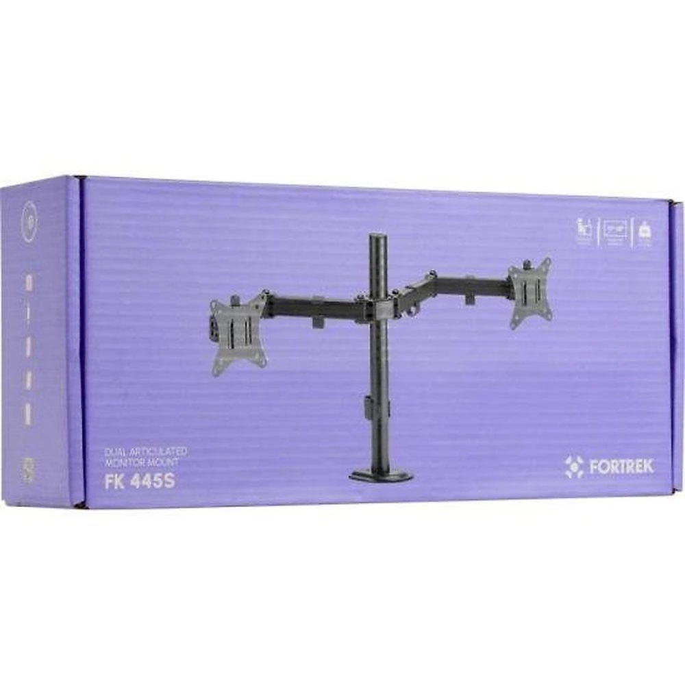Suporte Articulado Para Dois Monitores Fortrek Fk 445s 17"-32"