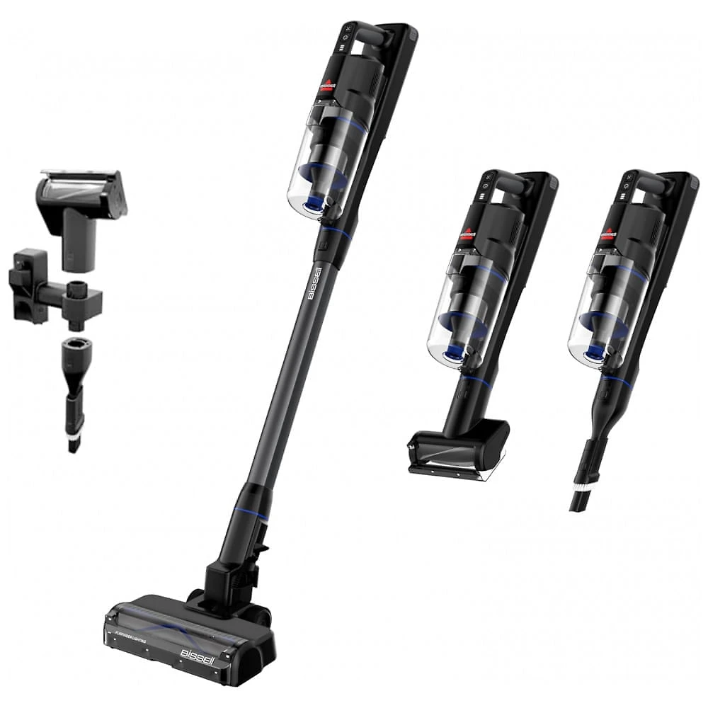Aspirador Sem Fio Bissell PowerClean FurGuard Cinza Escuro Autolimpante 280W 50 Minutos 25.2V.