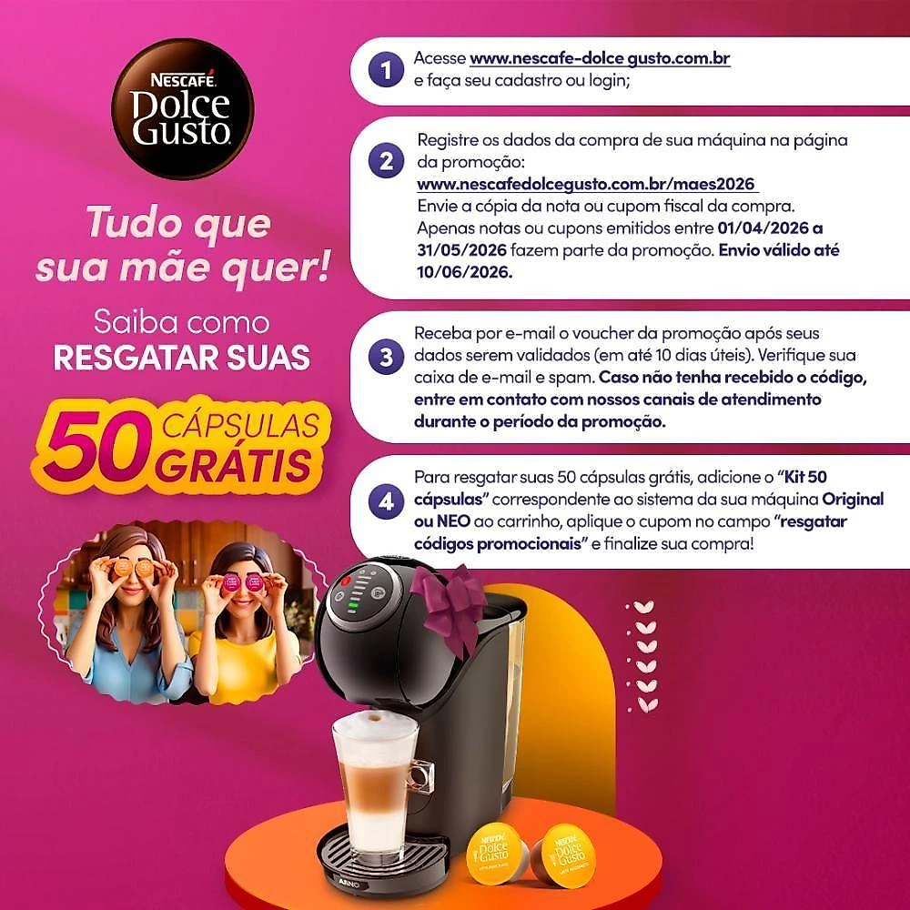 Cafeteira Nescafé Dolce Gusto Genio S Plus Preta 110V
