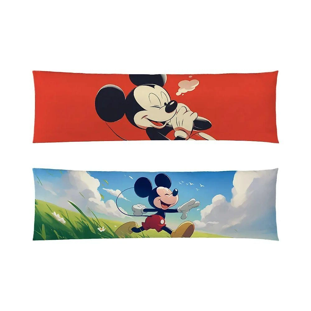 Travesseiro De Corpo Infantil 75cm X 20cm Kit 02 Peças Mick