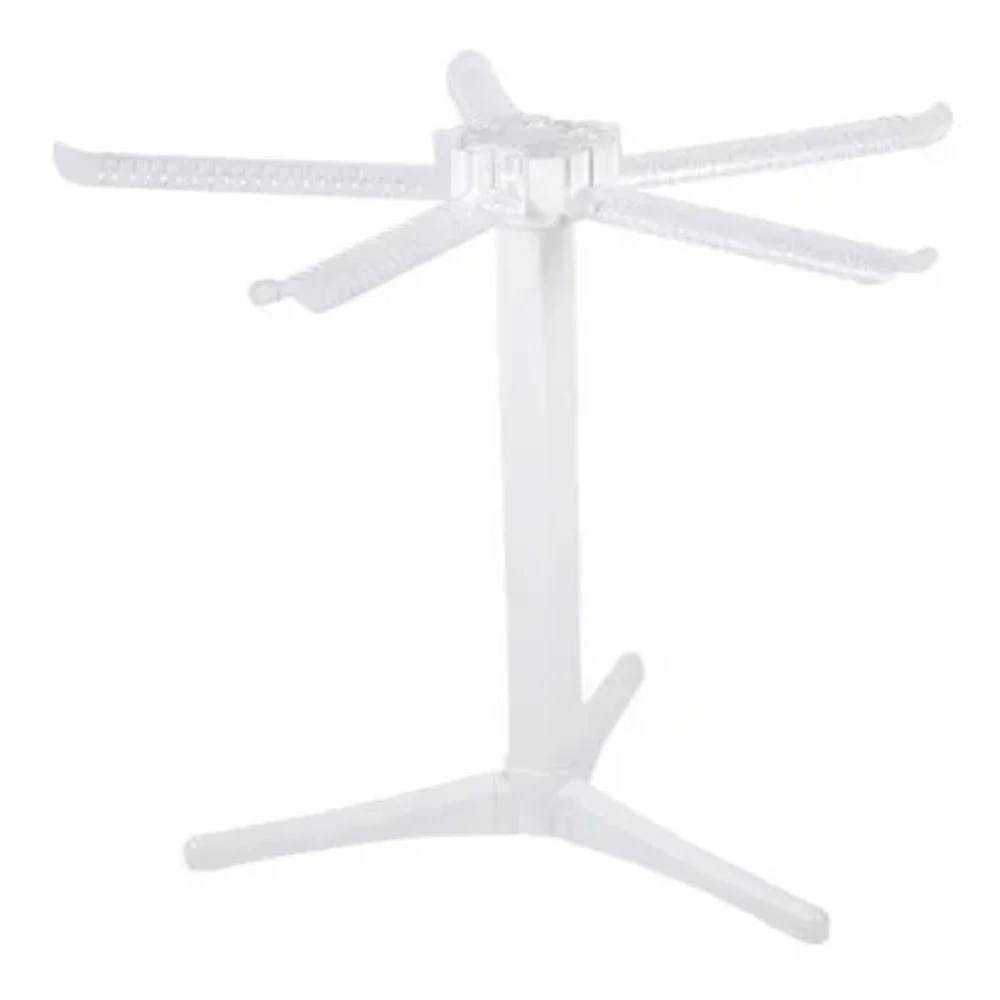 Varal Secador de Massas com 6 Hastes Desmontável em Acrílico e Plástico Reforçado para Cozinha 32CM