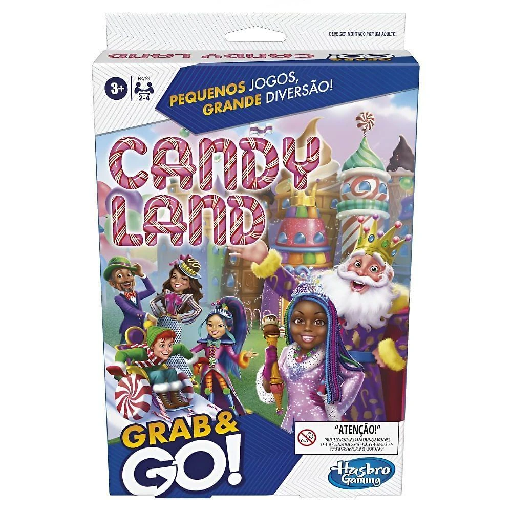 Jogo De Tabuleiro - Candy Land - Grab & Go - Hasbro