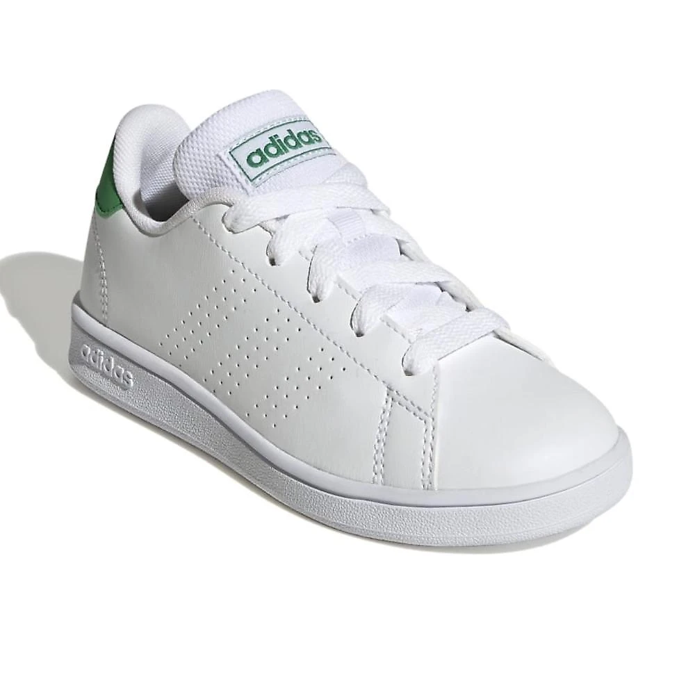 Tênis Adidas Advantage Court Juvenil BRANCO/VERDE - 31