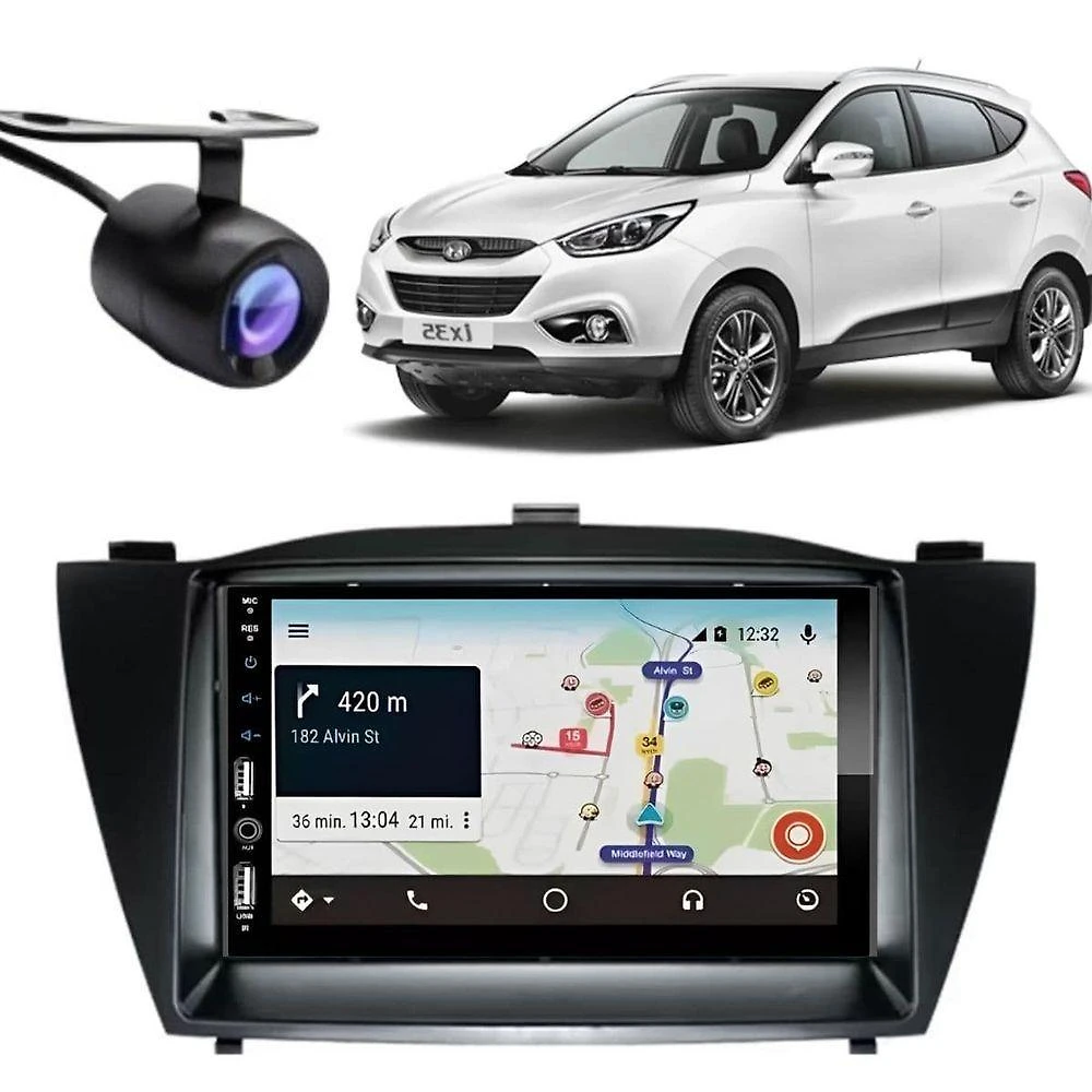 Central Multimídia Automotiva 2DIN 7810H 710H Preto com Bluetooth USB Auxiliar e Câmera de Ré MP5