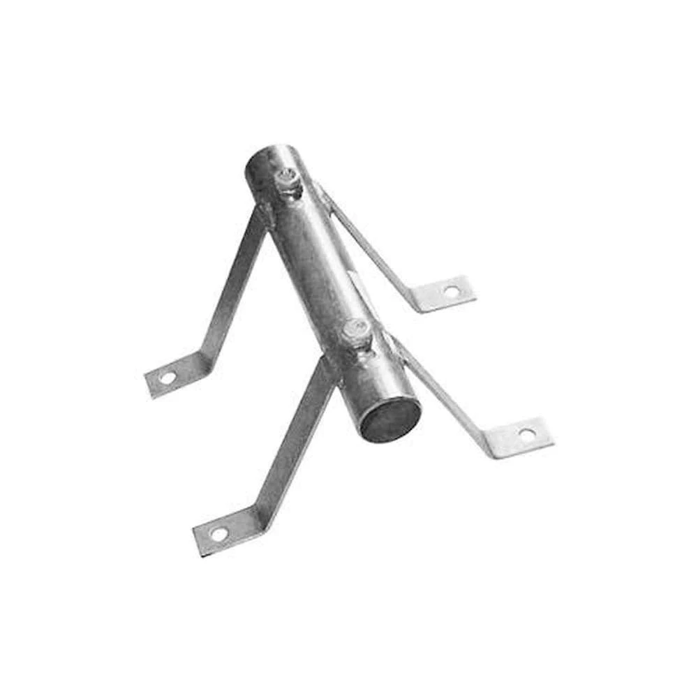 Suporte para Antena Almeida Universo do Lar Cavalete Duplo para Recepção de Sinal 25CM X 22CM Preto