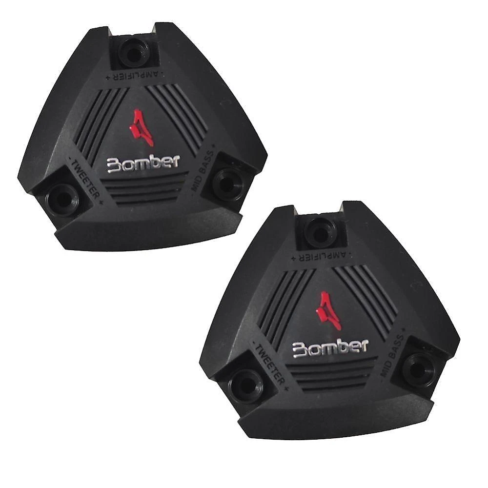 Alto Falante Bomber Speakers Kit Two Way Tkl 6 60W RMS Bivolt Preto