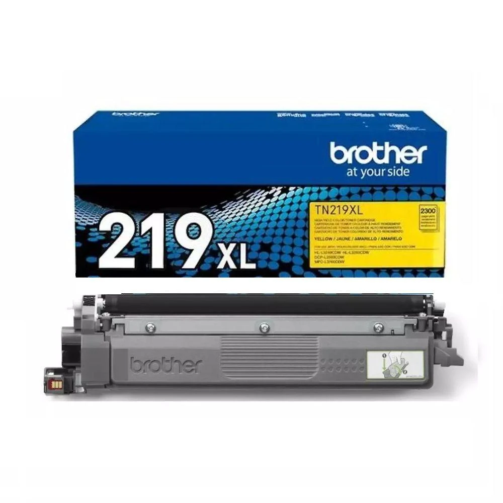 Toner Brother Tn-219xl Tn219xl Amarelo Original Mfc-l3760cdw Hl-l3240cdw Dcp-l3560cdw 2.3k