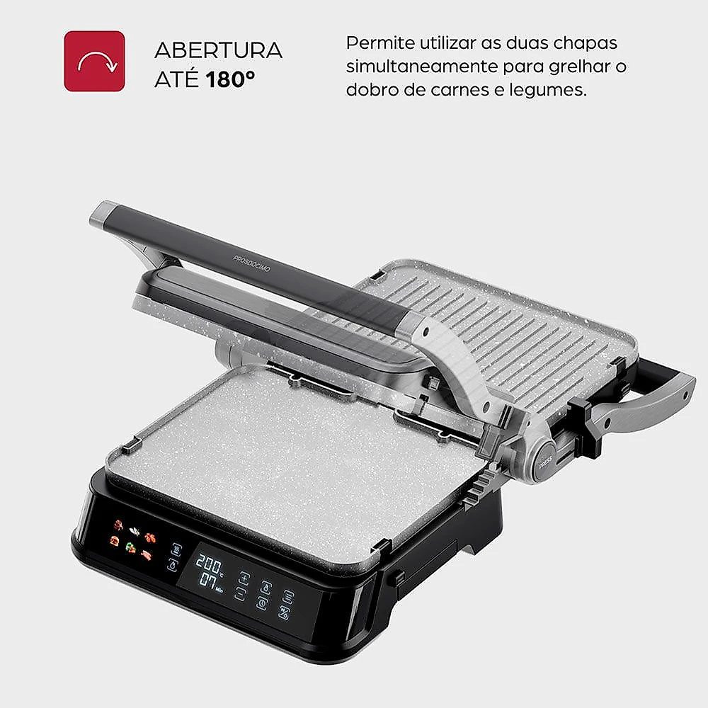 Grill Elétrico WAP com Chapas Antiaderentes Removíveis - WG2000 110