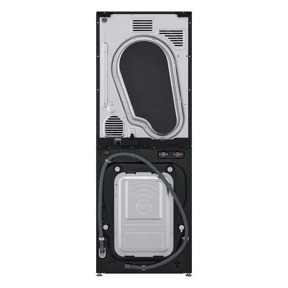 Lava e Seca Torre WashTower 14kg Black Inox 127V