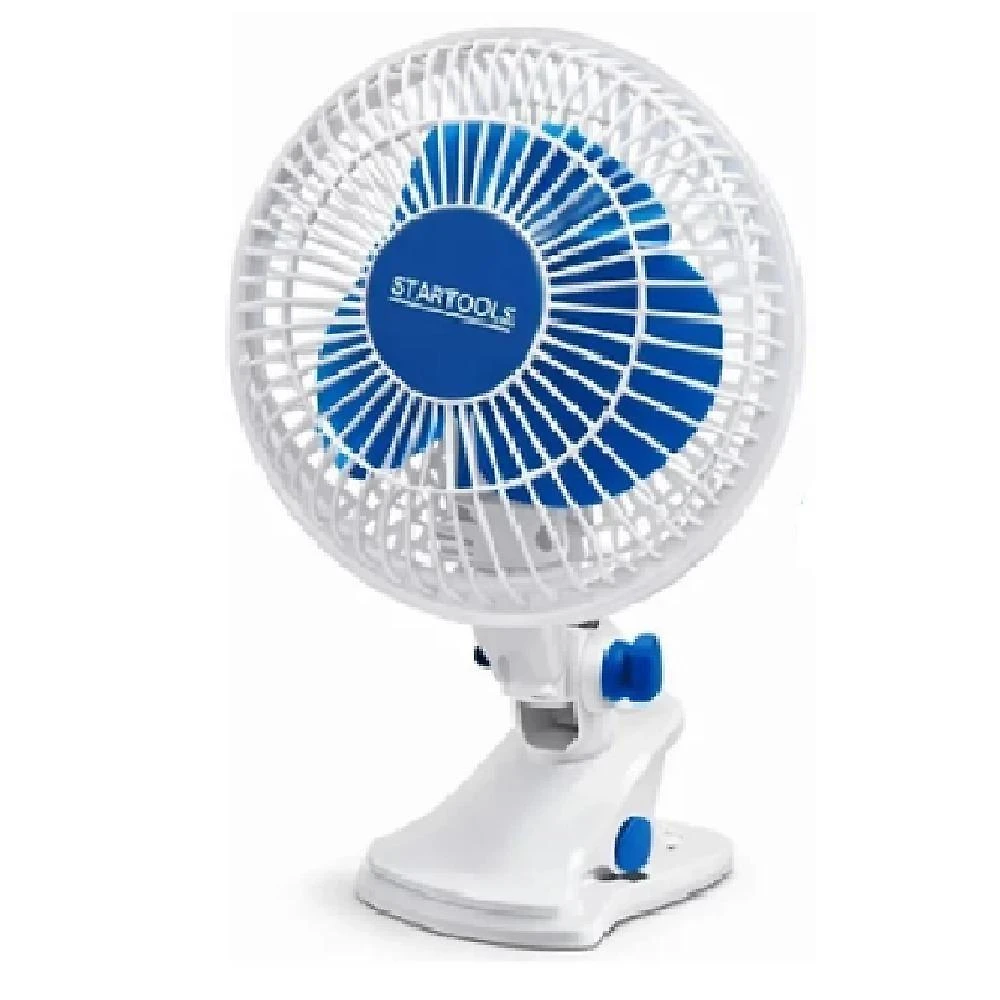 Ventilador de Mesa com Clip Yeet 25W 3 Hélices 2 Velocidades Branco 220V