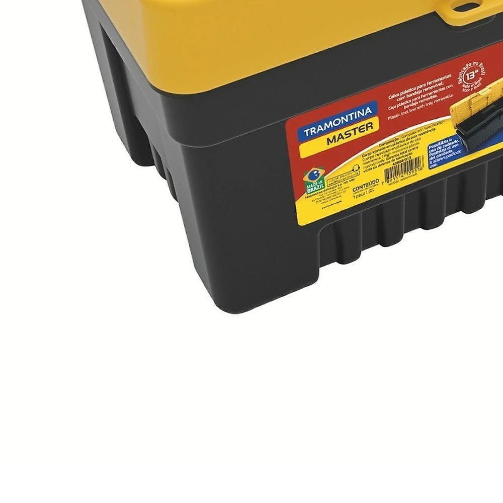 Caixa para Ferramentas 13'' Master 8 kg Bandeja Removível Tramontina