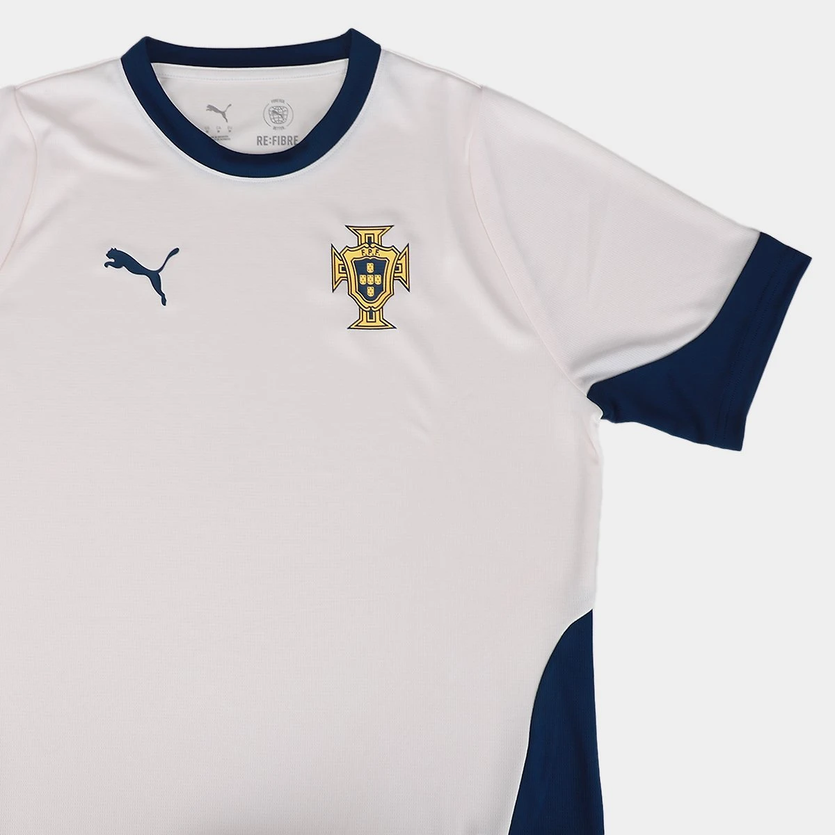 Camisa Seleção Portugal Treino 25/26 s/n Torcedor Puma Masculina Bege - EGG
