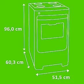 Fogão Consul 4 Bocas CFO4NAB com Mesa de Inox, Acendimento Automático e Design Frente Única Bivolt - Branco