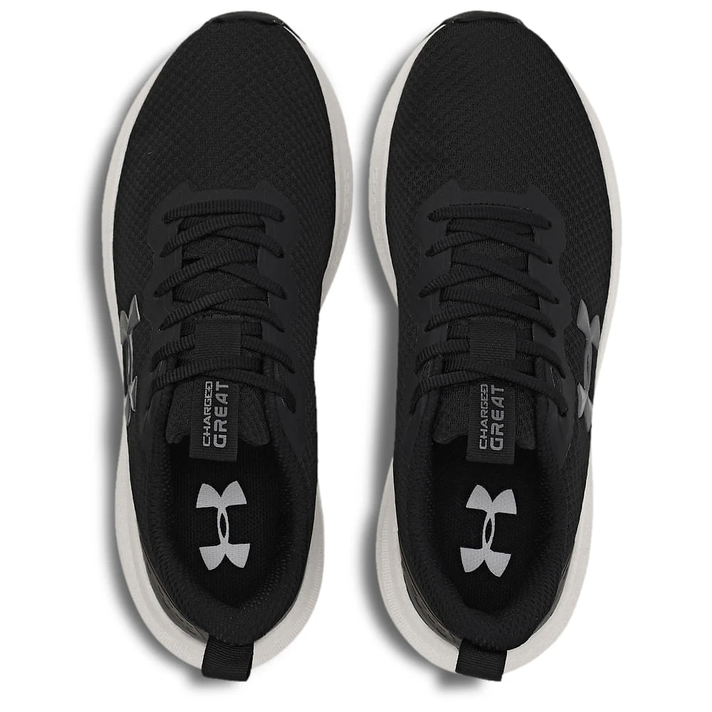 Miniatura Tênis de Corrida Under Armour Charged Great Preto - 34